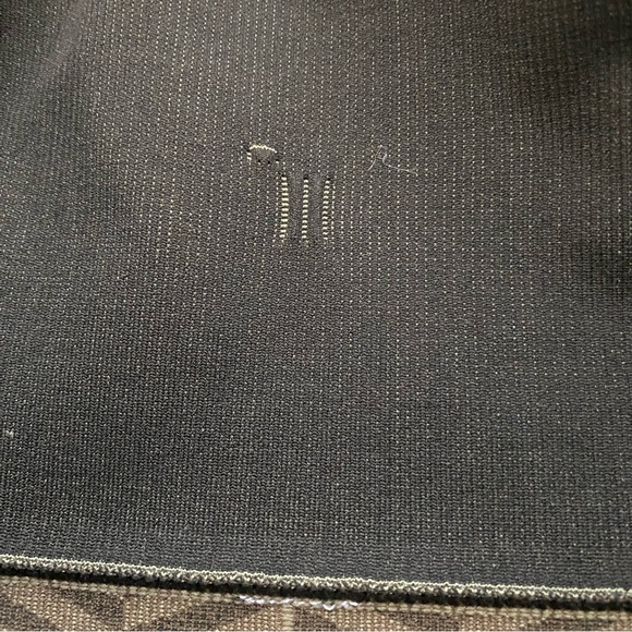 Lululemon In The Flow Crop II Leggings Seamless Ruched Side Chevron Print Sz 6 - Picture 4 of 10